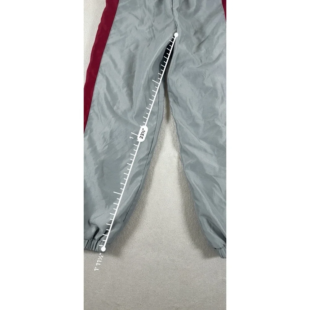 Everlast Boys Gray Maroon Side Stripe Track Pants Size M 10/12 Activewear